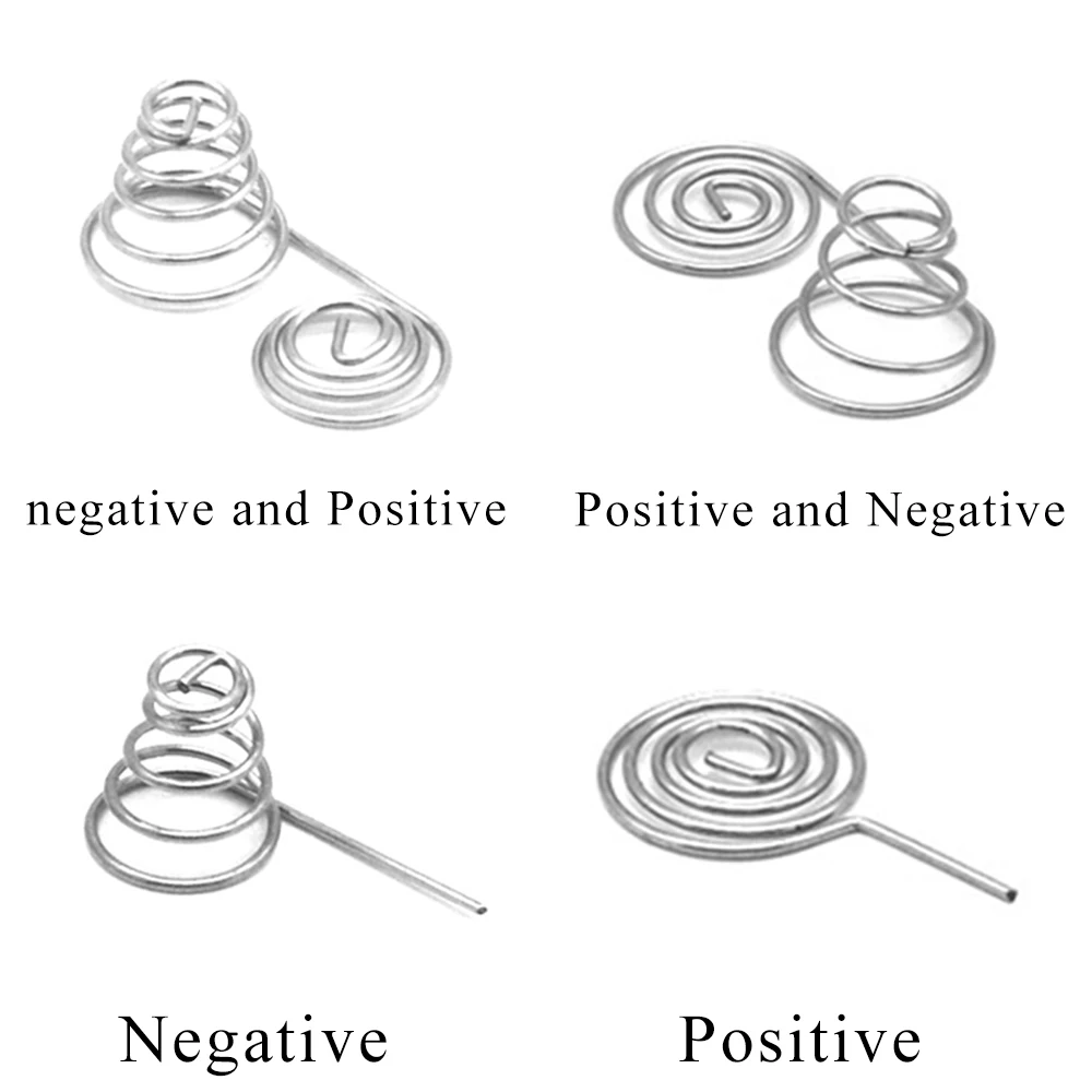 AA батарея отрицательные и положительные катушки пружинная Контактная Пластина