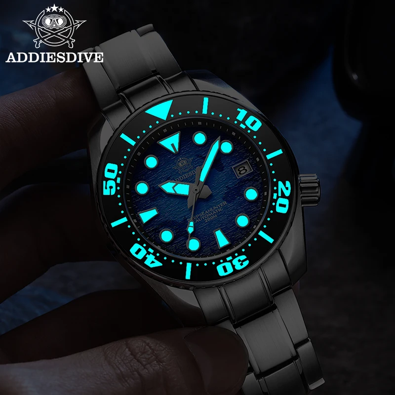 Дешево Мужские Водонепроницаемые механические часы ADDIESDIVE SKX007 200 м NH35A с сапфировым стеклом