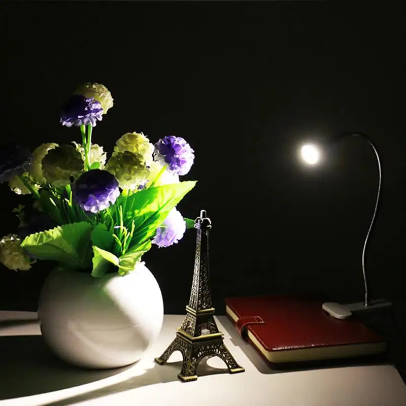 Горячая DC 3-5V USB зажим для глаз Регулируемый прикроватный стол гибкий вращающийся