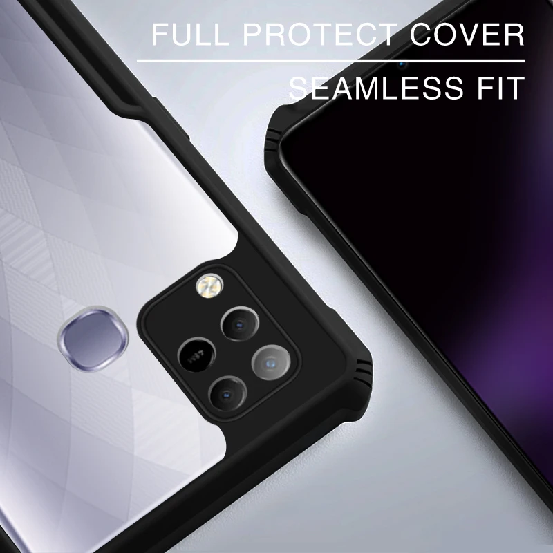 rzants for infinix hot 10s infinix hot 10t play hot 10 lite soft casing camera protection small hole case phone clear hard cover free global shipping