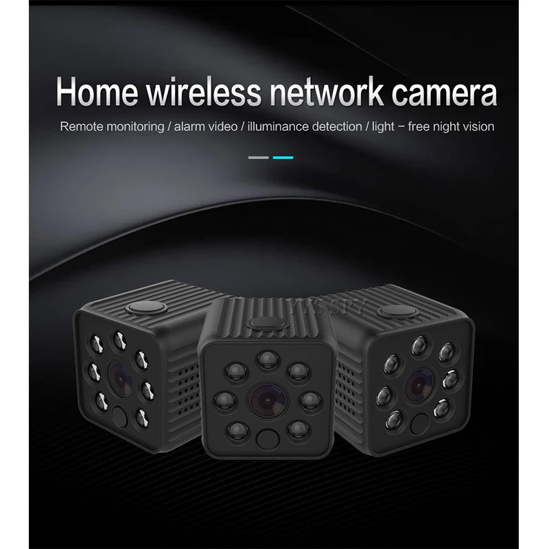 Мини камера видеонаблюдения HD с Wi Fi и функцией ночного видения|Компактные