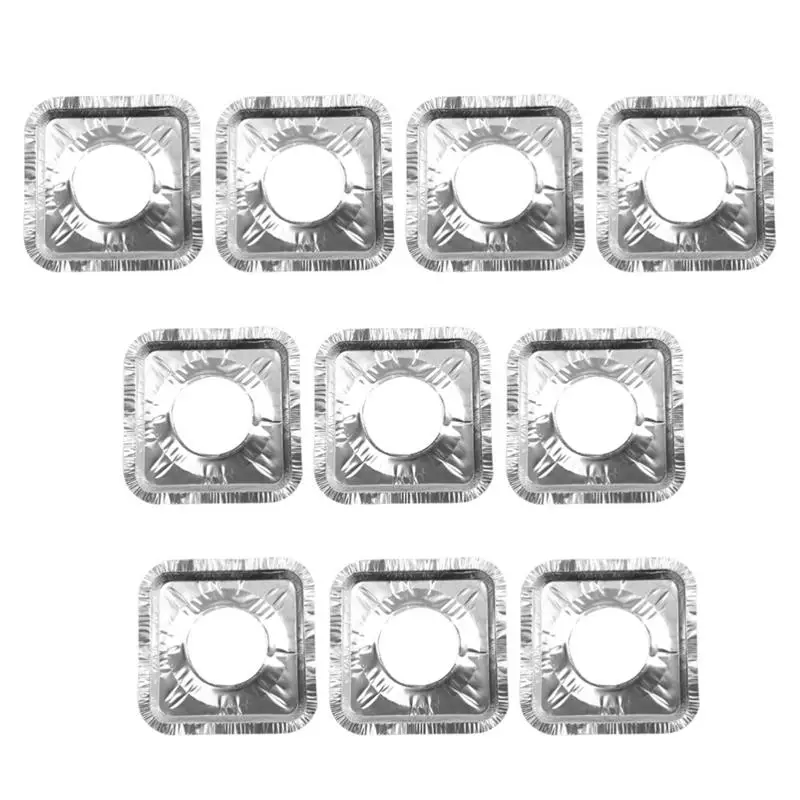 Коврик для газовой плиты из алюминиевой фольги термостойкий жиронепроницаемый