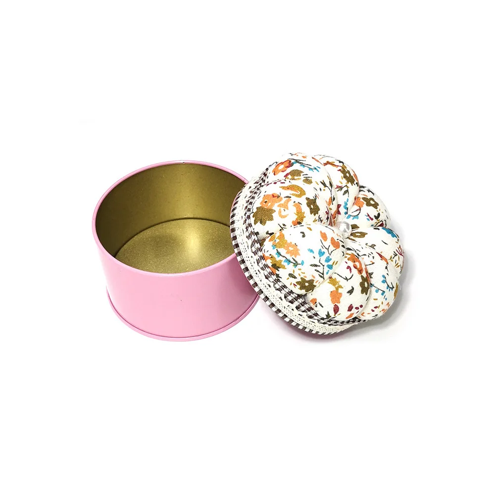 Страна Стиль розовый подушка для иглы Цветочный принт кекс выпеченный в