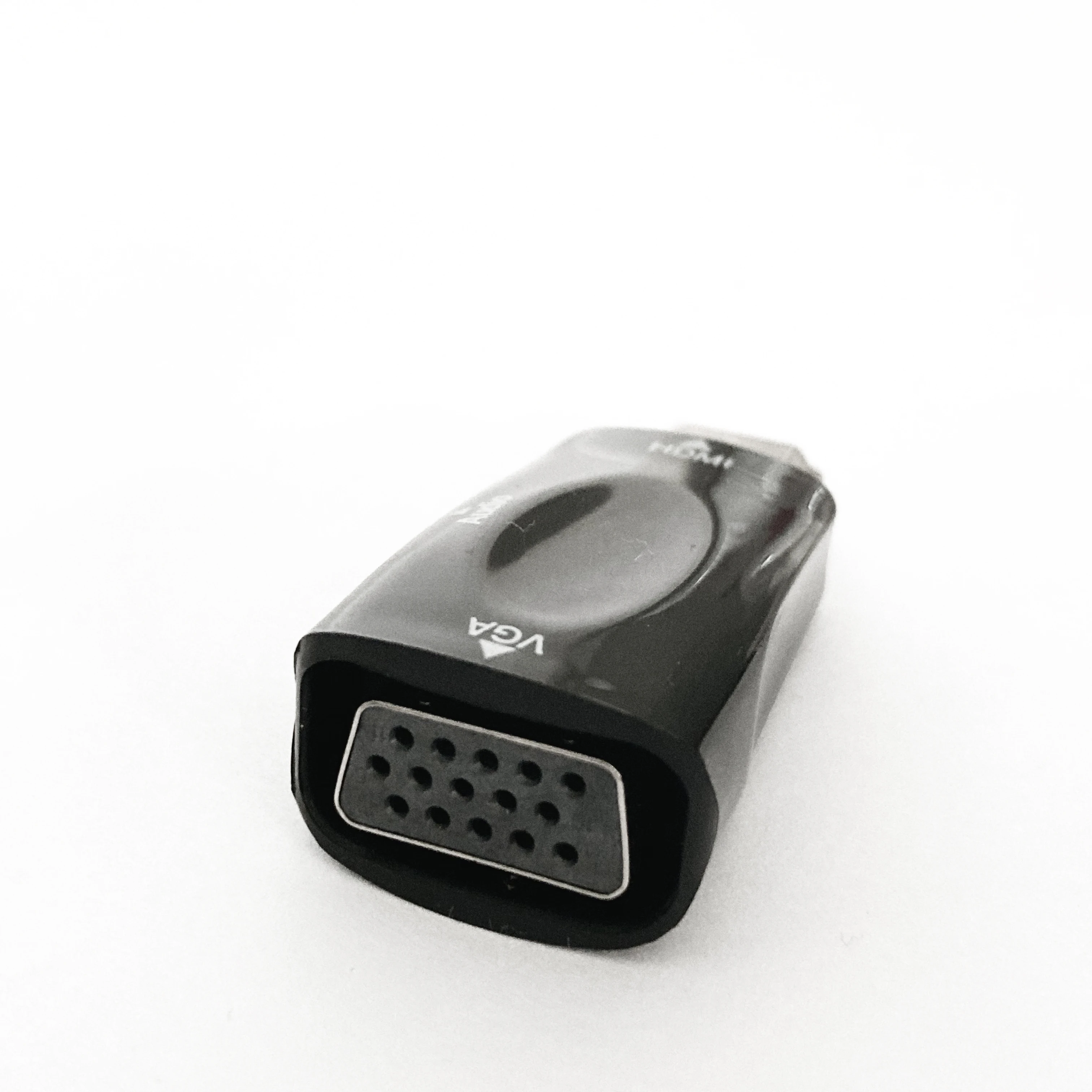 Адаптер HDMI-совместимый с гнездом VGA конвертер аудиокабелем FHD 1080P 720P 480P для ПК