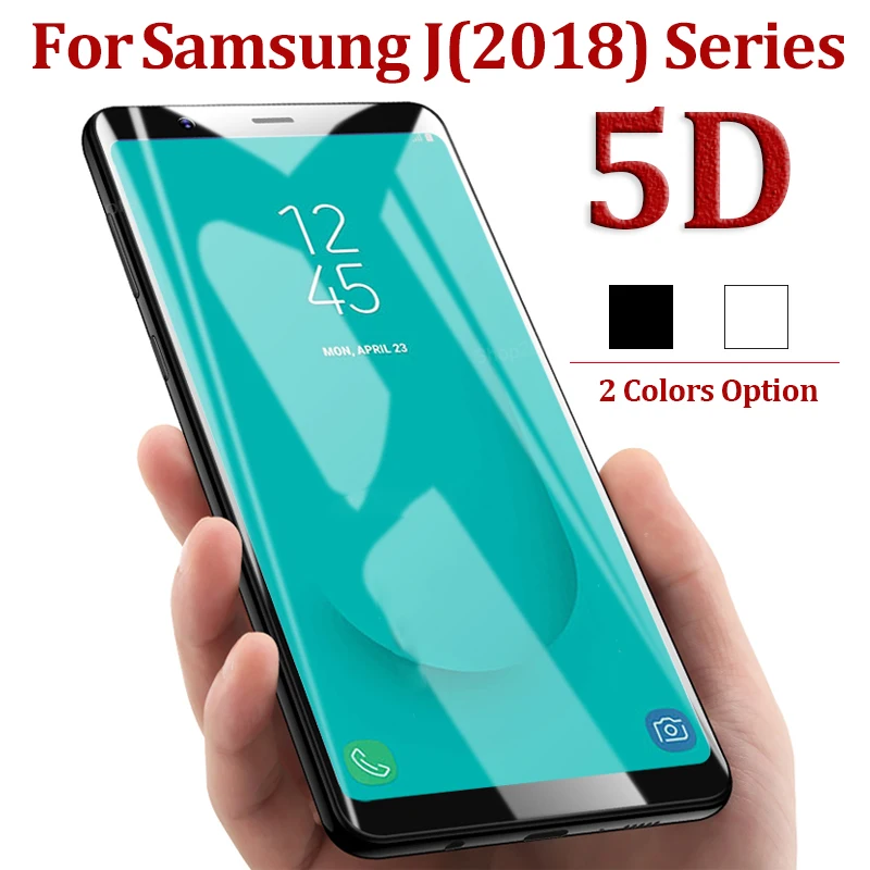 5D Защитное стекло для Samsung galaxy j4 j6 j8 2018 закаленное j 4 6 8 Защитная пленка