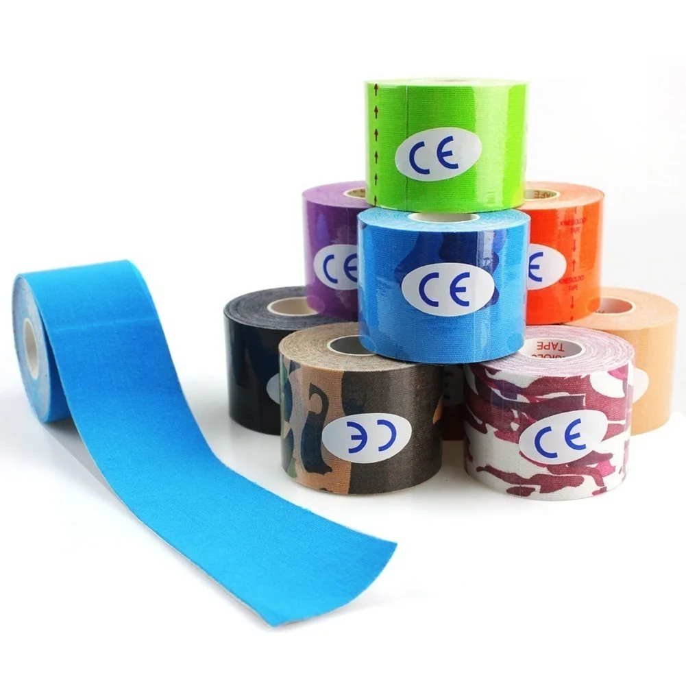 Elbow Kinesiology Tape Sports Recovery Elastic Knee Brace Muscle Pain Relief Gym With Support Bandage 5cm * 5m | Спорт и развлечения