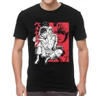 Берсерк аниме футболка Мужская Уличная футболка с короткими рукавами и манга Gattsu футболки 100% хлопковые футболки для девочек, верхняя одежда