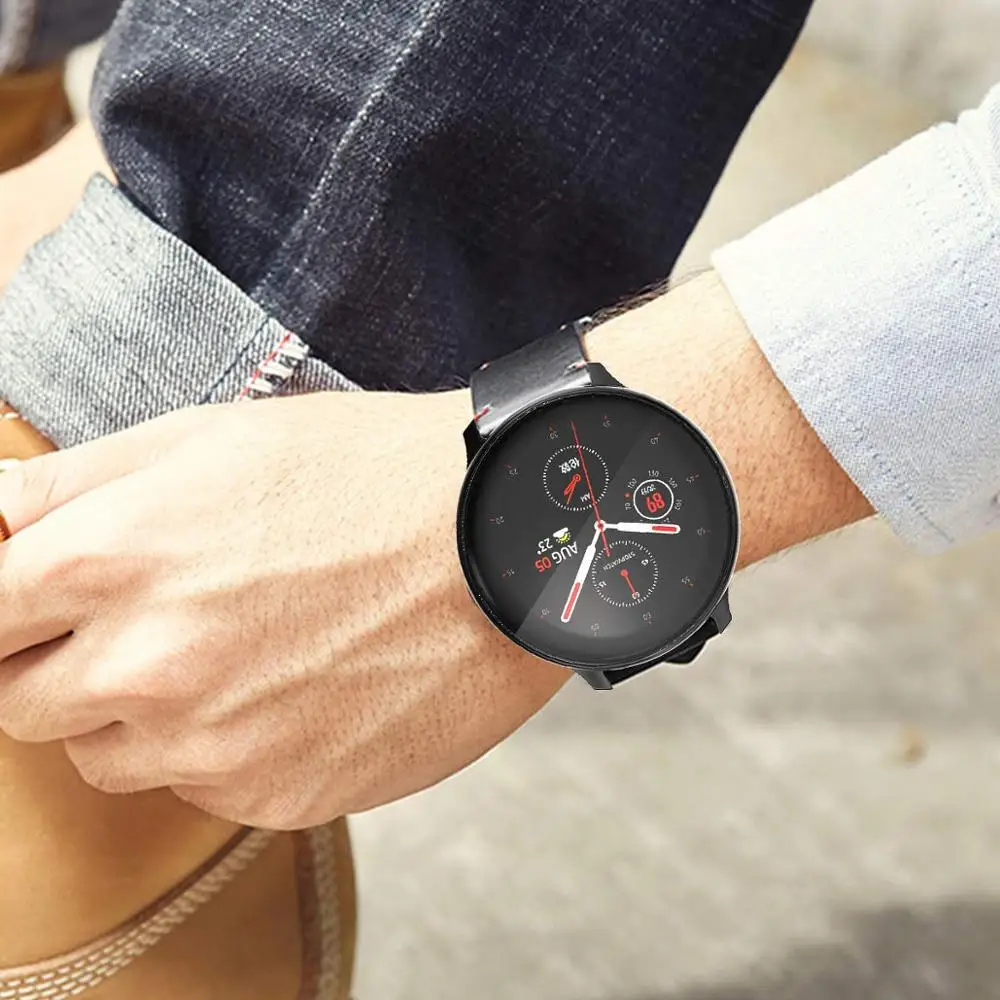 

Active 2 case For Samsung galaxy watch active 2 44mm bumper full TPU silicone Screen Protection cover Galaxy watch case 40mm 44