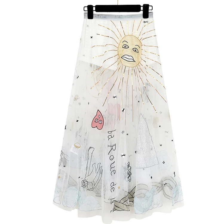 Показать новый force week сложный процесс солнце бог тяжелый фунт пряжи юбка вышивка