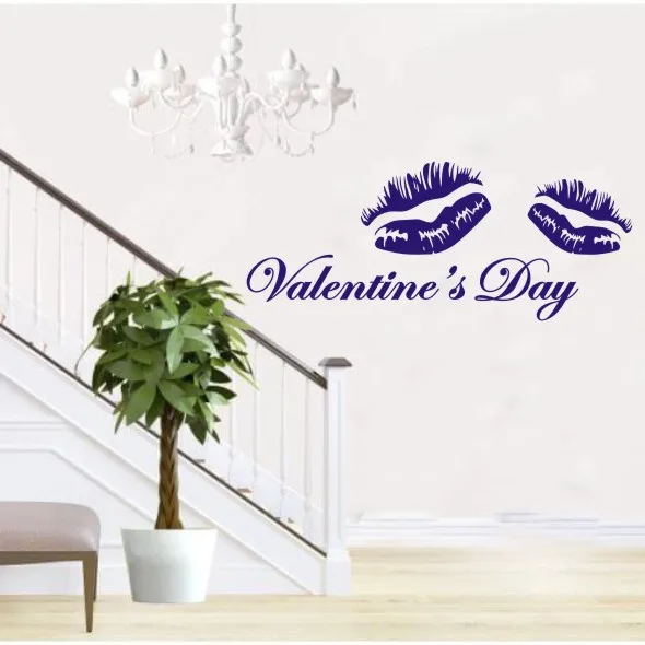 Целлофановые наклейки на окна Kiss Valentine обои с цветами | Дом и сад