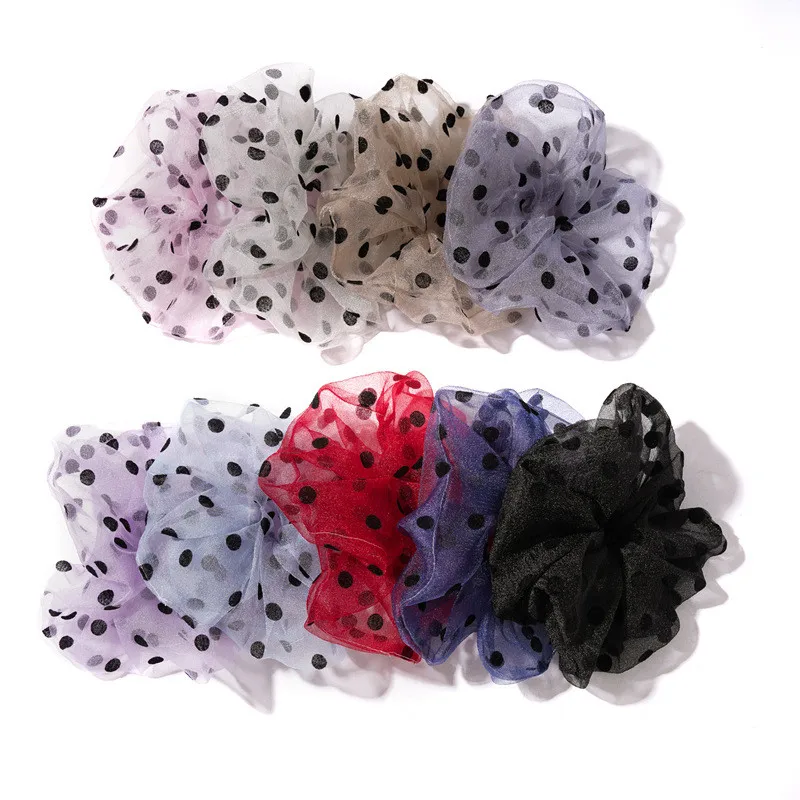 Женские резинки для волос из органзы в корейском стиле резинка девочек женские