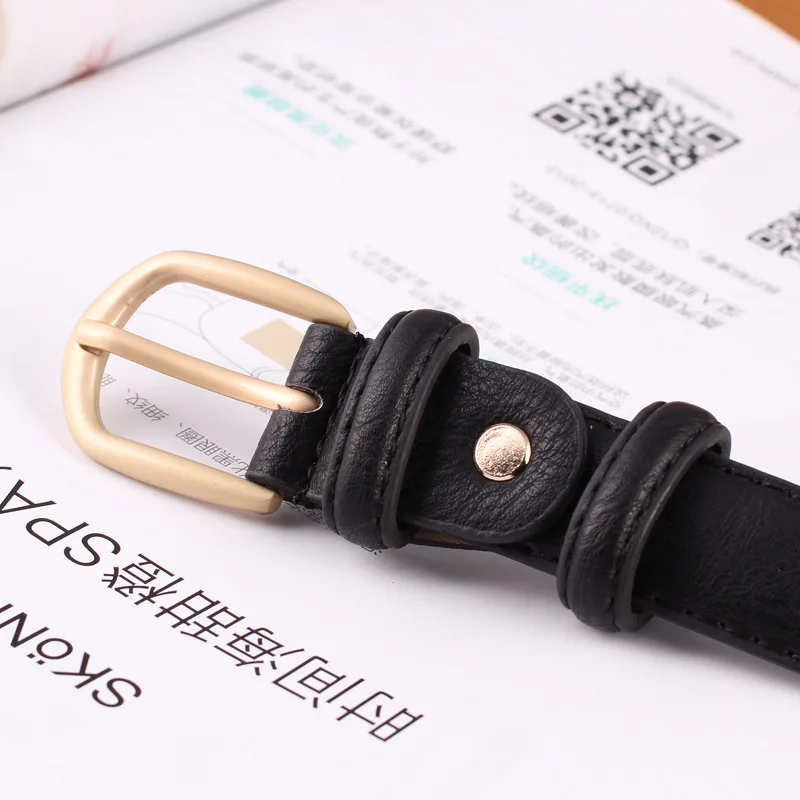 

Fashion Women Lady Girl Vintage Metal Buckle Boho Leather Waist Belt Waistband High Quality Brand Waist Belt Vintage Black