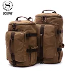 Рюкзак Scione мужской, вместительный, Холщовый, для альпинизма, сумка для ручной клади