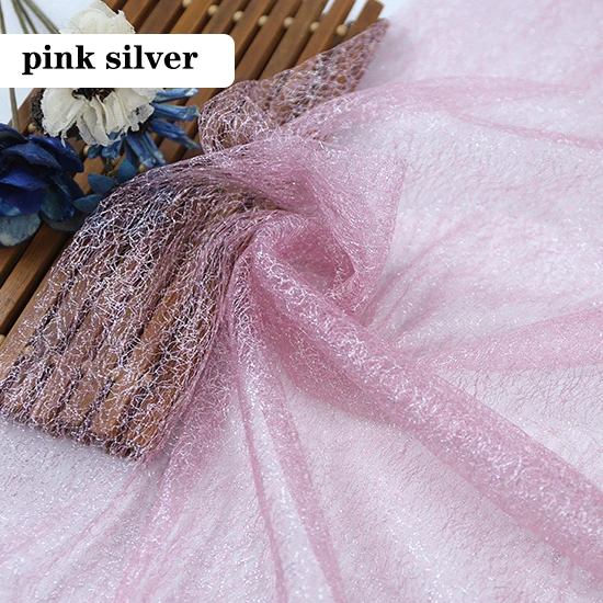 Тюль с блестящей золотой нитью для сценических вечеринок свадебных платьев и