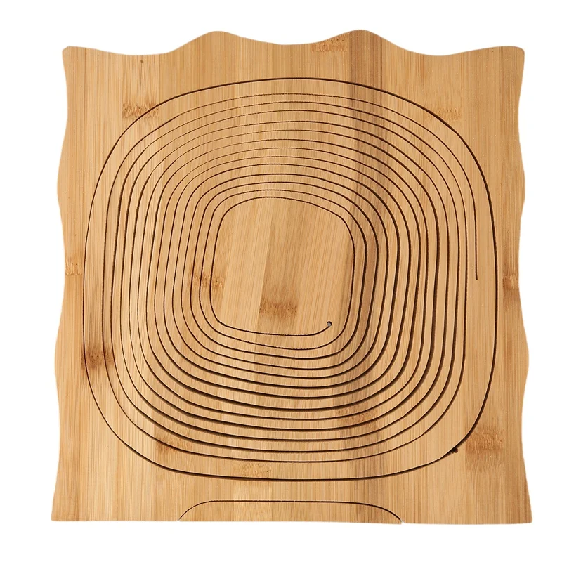 Многофункциональная термостойкая Нескользящая бамбуковая подставка для