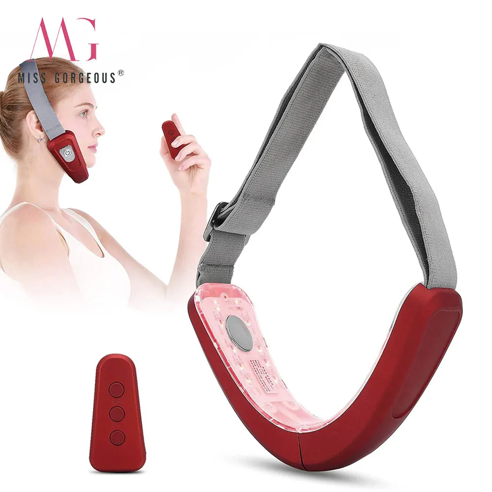 RF микро токовый V образный Массажер для формирования лица линейный подтягивающий