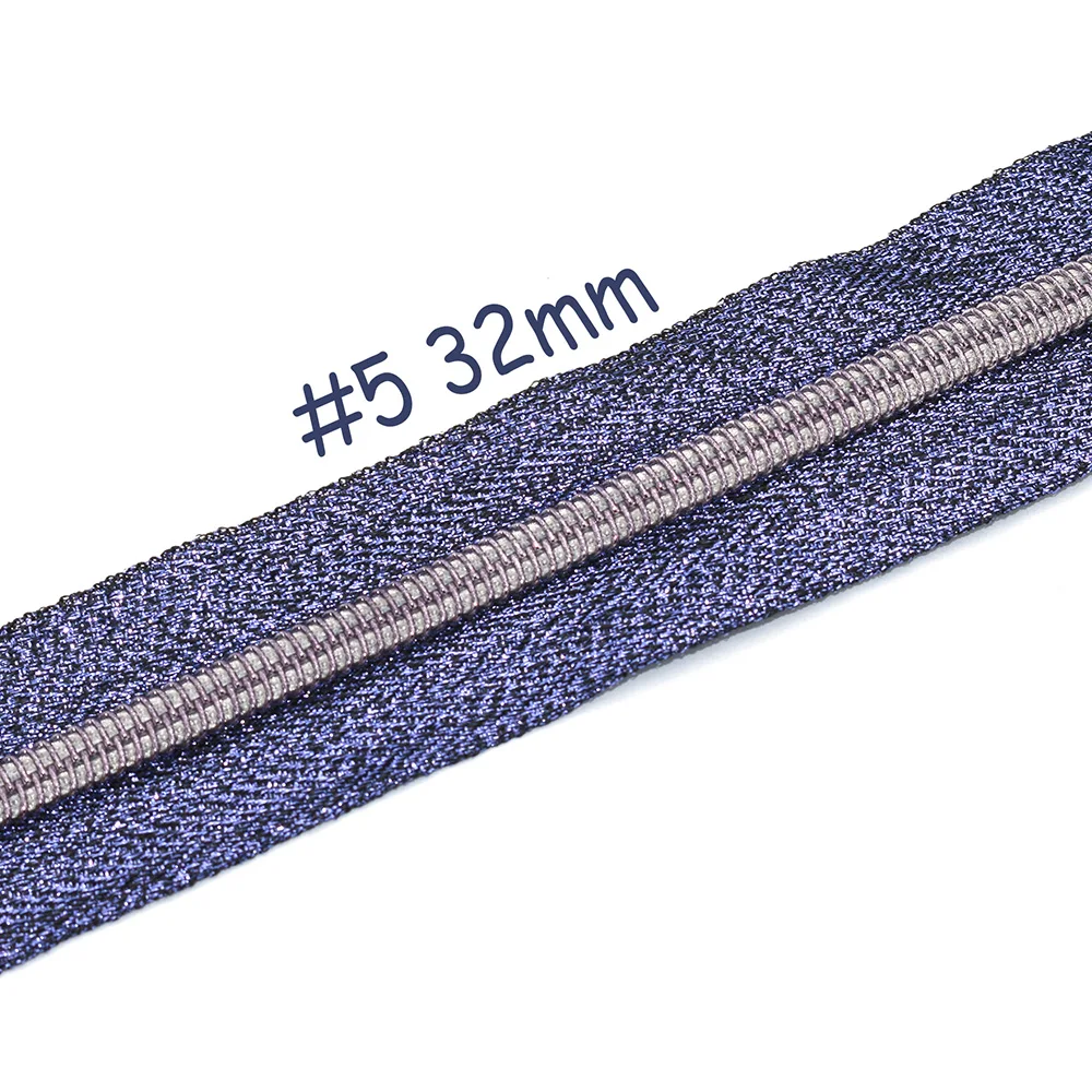 Size #5 Purple Zipper Handbag zipper Plastic Coil Tape by the yard with coil Nylon for Zip | Дом и сад