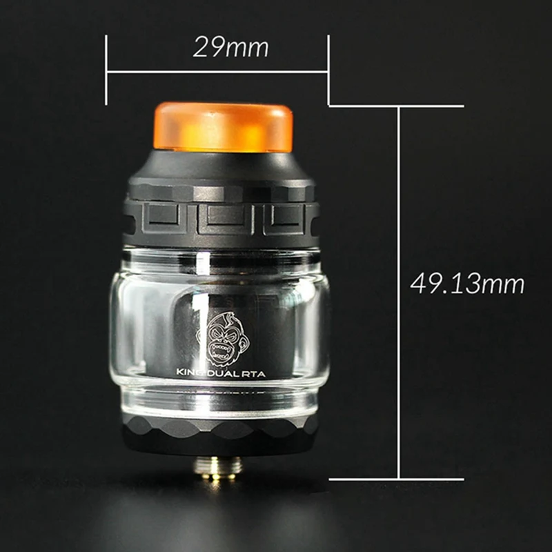 

RTA Tank 4ml Capacity 24mm RTA Single Coil RTA Atomizer Bottom Airflow Vape Vs Zeus Dual RTA