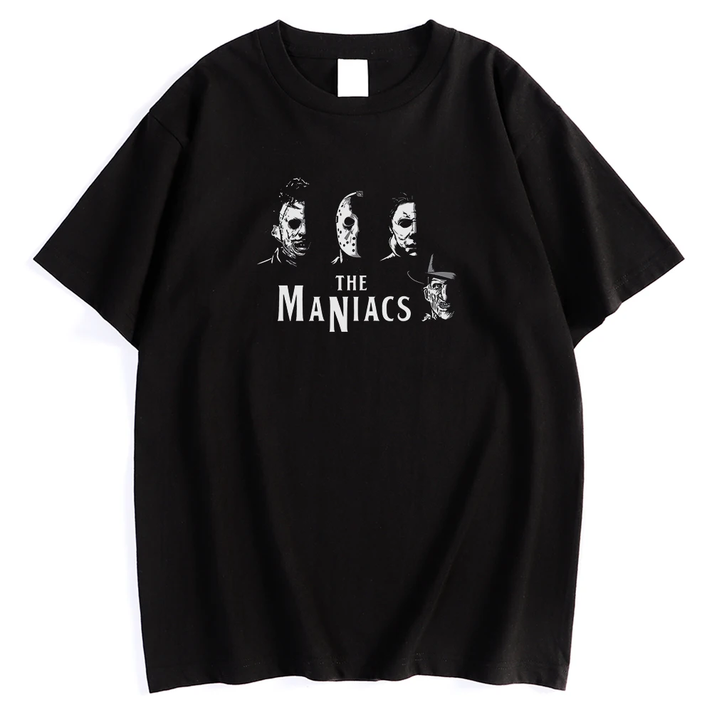 Мужская футболка с принтом в виде героев мультфильма The Maniacs Jane Pen простая