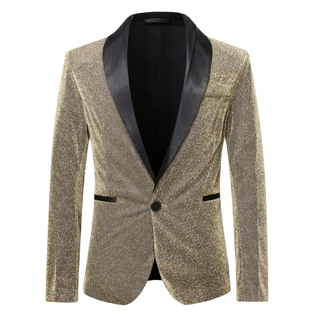 Вечерние стящий вечерний мужской костюм куртка приталенный Мужской Блейзер terno