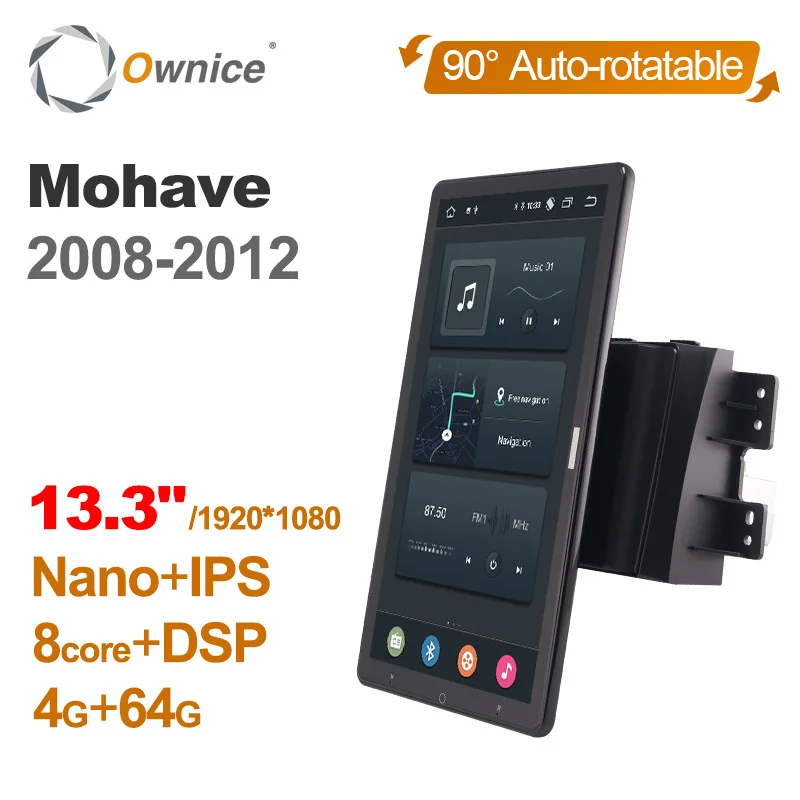 

Для Kia mohas 2008 2009 2010 2011 2012 автомобильный 1920*1080 Ownice Android радио Автомобильный мультимедийный Видео Аудио Головной блок IPS поворотный