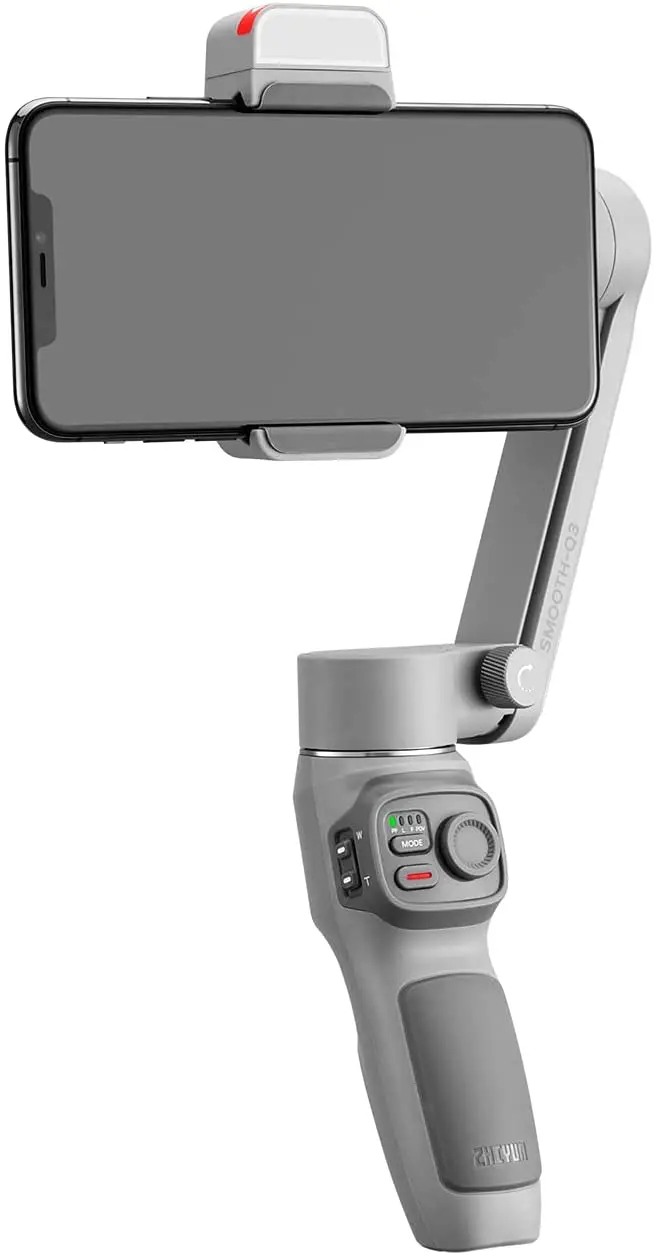 ZHIYUN Official SMOOTH Q3 Smartphones Gimbal 3-Axis Flexible Phone Handheld Stabilizer with Fill Light for iPhone Xiaomi Samsung |