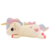 creative plush toys lying on unicorn doll comfortable pillow childrens surprise gift kawaii decompression birthday gift