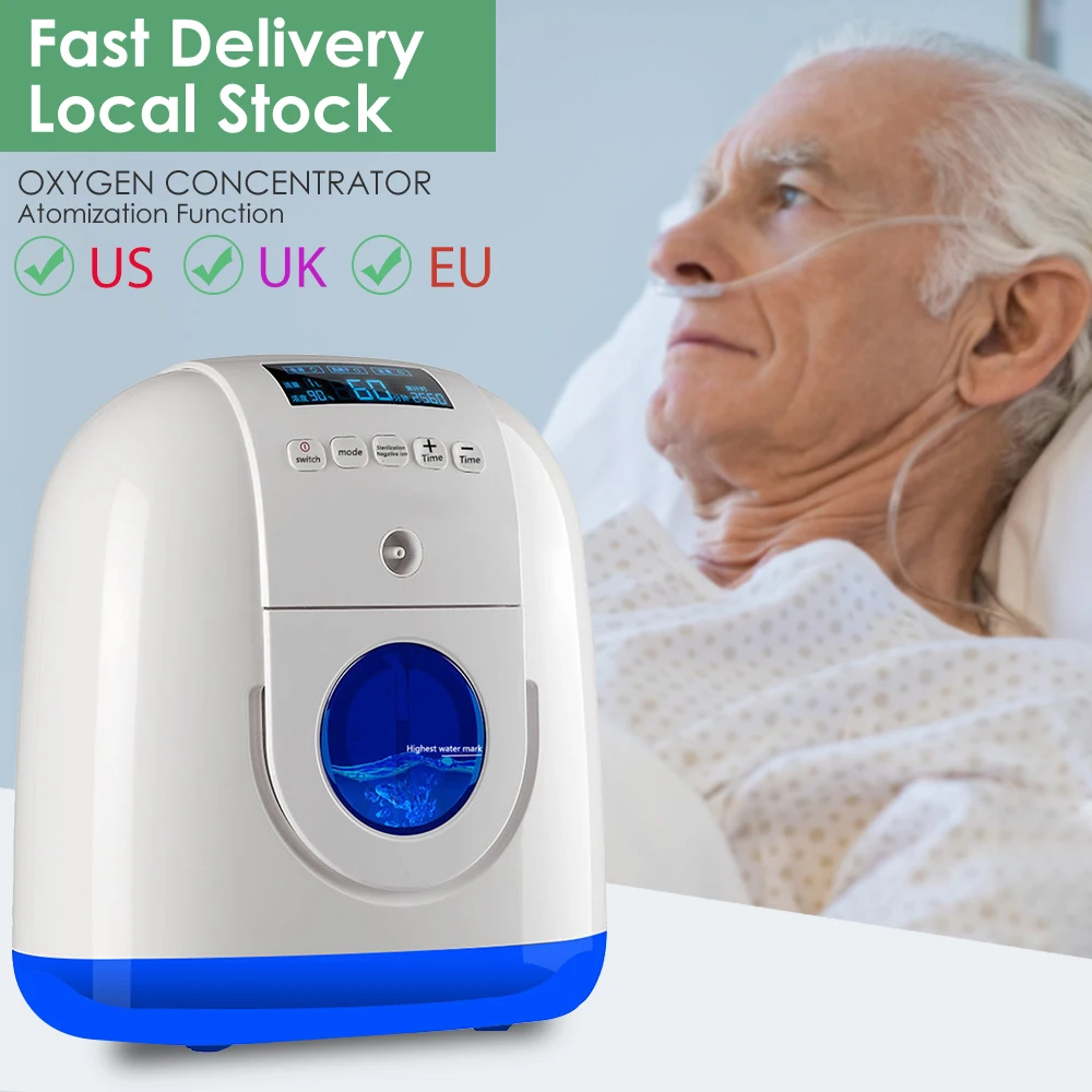 1 7л/мин Регулируемый большой Поплавковый кислородный концентратор портативный