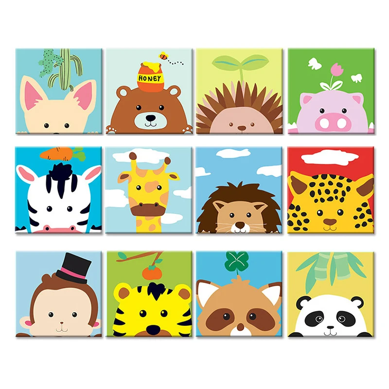 Рисование по номерам мультфильма сделай сам рисование на холсте настенное