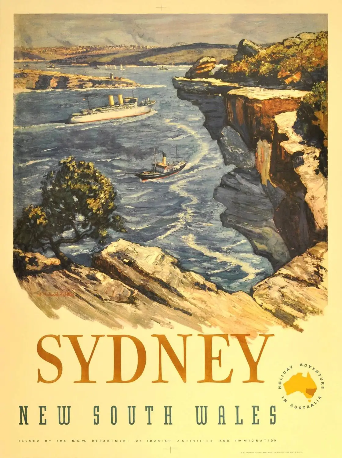 

400X300MM SYDNEY jumbo fridge magnet SFM-0603