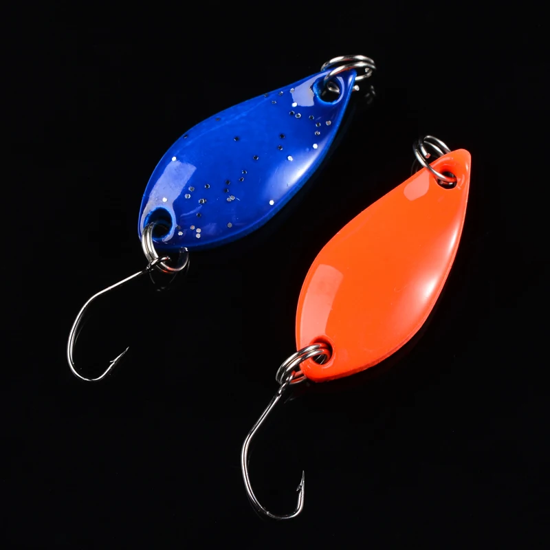 Mayitr 7 шт красочные ложки рыболовные приманки форель искусственные Спиннер один