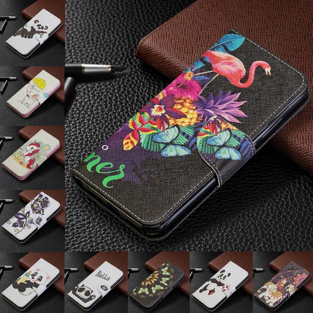 Чехол бумажник из искусственной кожи с откидной крышкой для Samsung Galaxy A71 A51 A21 A01 A10E