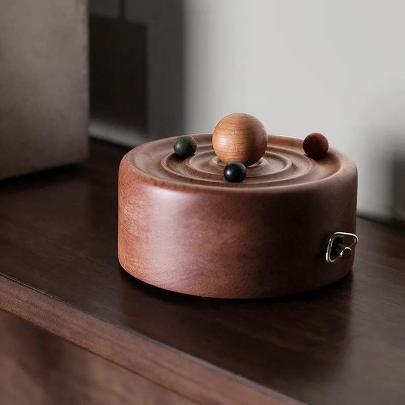 

Galaxy Music Box Healing System Sky City Wooden Music Box Girl Creative Birthday Gift For Girlfriend