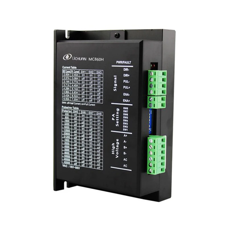 Цифровой Гибридный Драйвер шагового двигателя NEMA34 2 фазы 48 В переменного тока 7 А