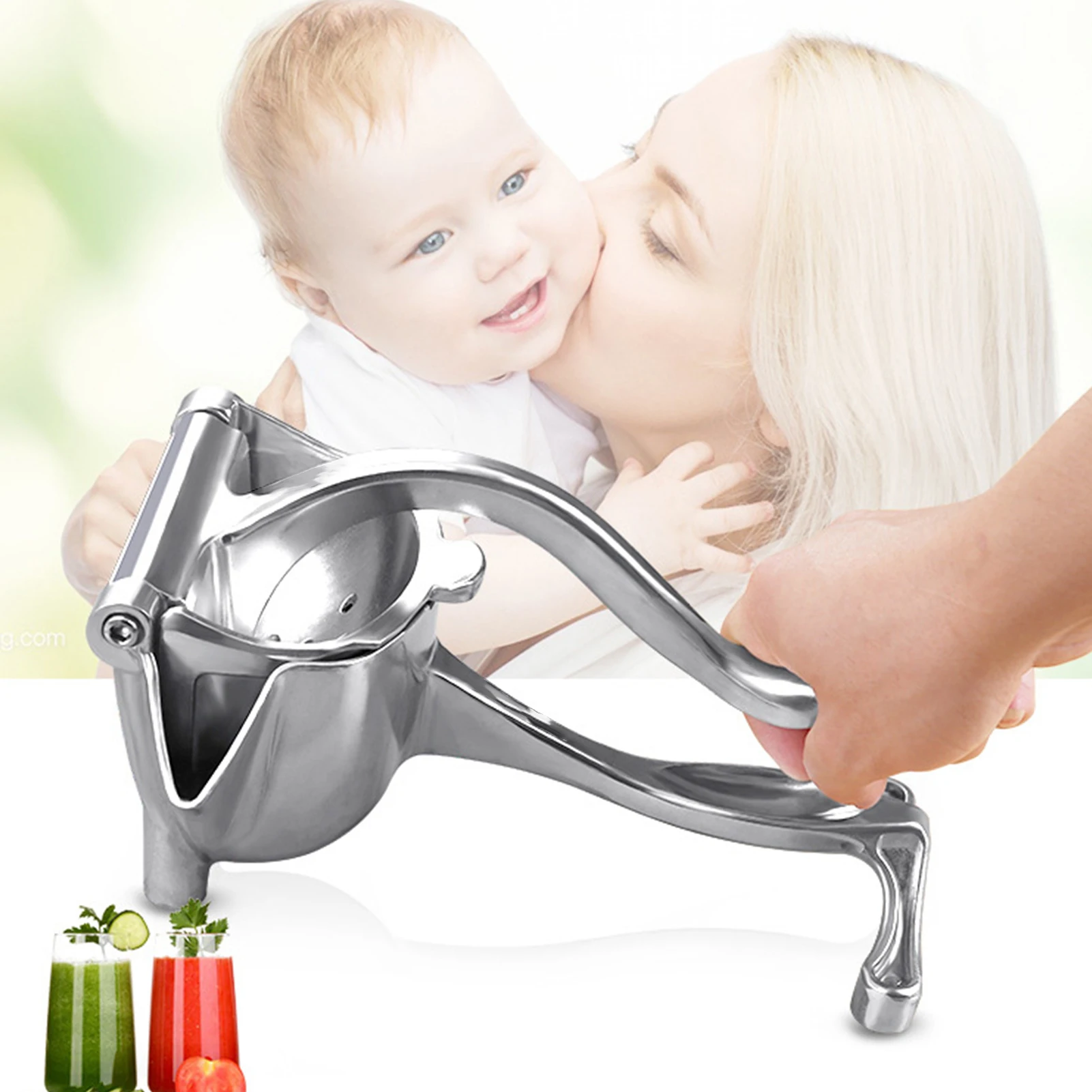 

Manual Juice Squeezer Aluminum Alloy Hand Pressure Juicer Pomegranate Orange Lemon Sugar Cane Juice Kitchen Fruit Tool