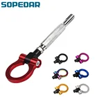 Круглый буксировочный крюк SOPEDAR для Subaru BRZ, универсальная гонка, буксировочная лебедка, ручная лебедка, доступно много цветов