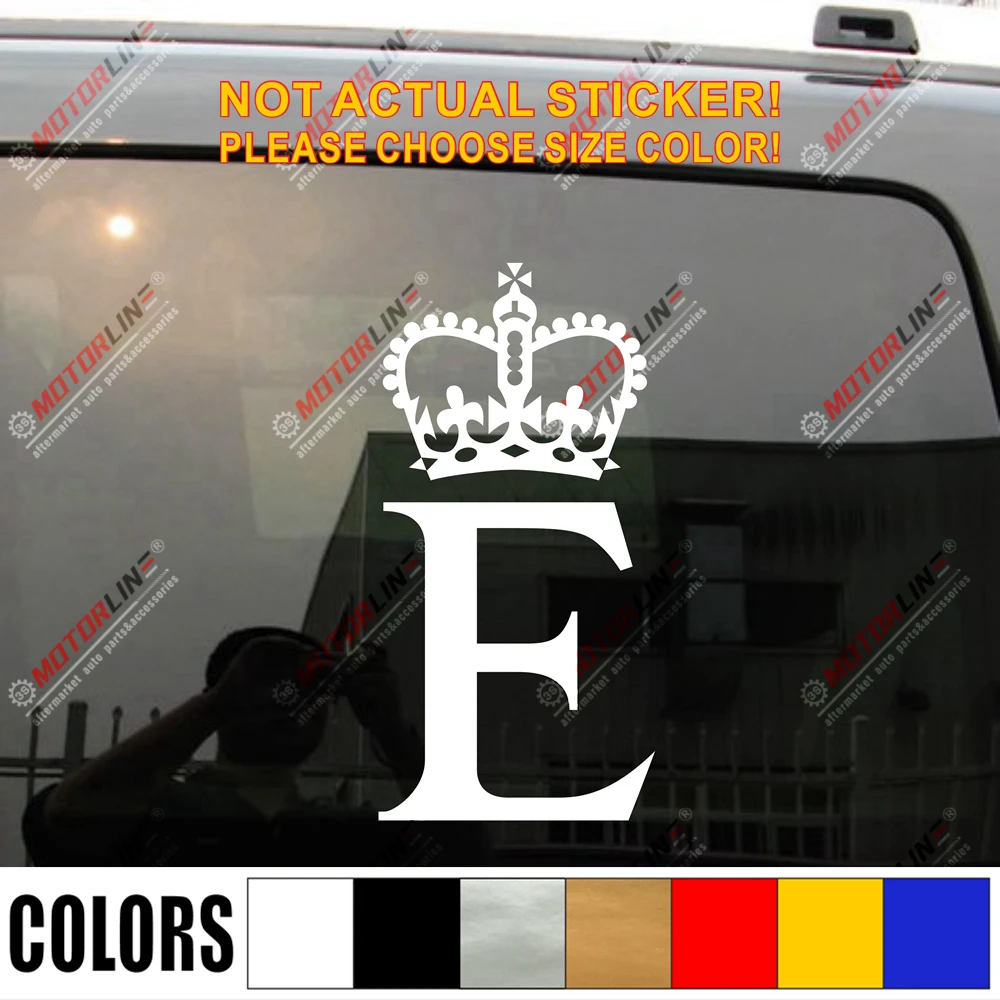 Персональный флаг королевы Елизаветы 2 наклейка на автомобиль грузовик