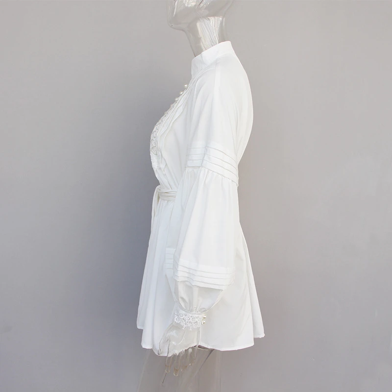 Женское кружевное платье TWOTWINSTYLE винтажное с вышивкой и длинным рукавом вечерние