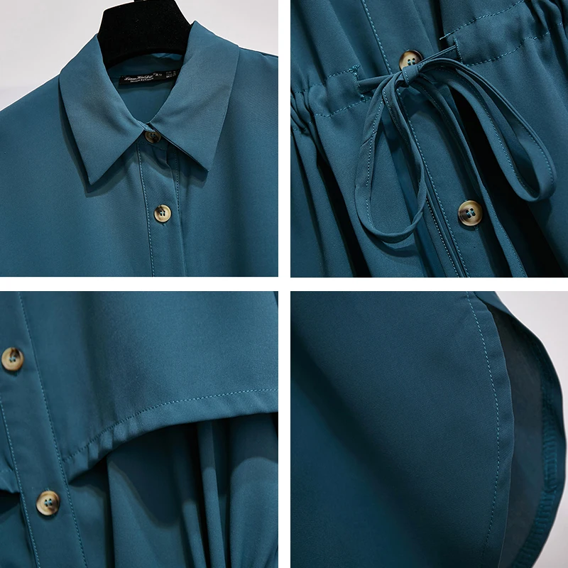 Trytree 2020 женской осенней повседневной обуви Женское платье твердый отложной