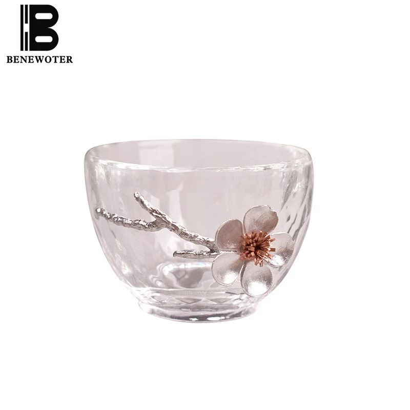 Творческий термостойкие прозрачные Чай чашки ча хай китайский чайный набор кунг