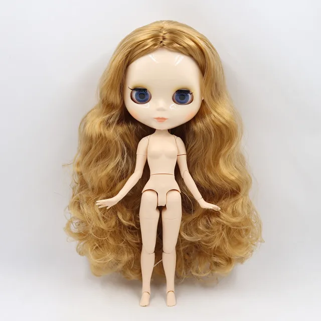 Ледяная фабрика Blyth кукла 1/6 BJD индивидуальные обнаженные тела с белой кожей, глянцевое лицо, подарок для девочки, игрушка - Цвет: BL331 C