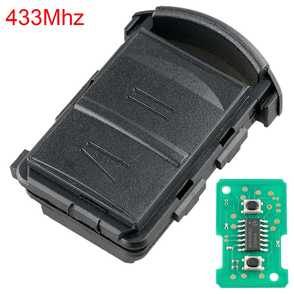 

433Mhz 2 Buttons Car Remote Key Fit for Vauxhall/Opel/Corsa/Combo/Meriva