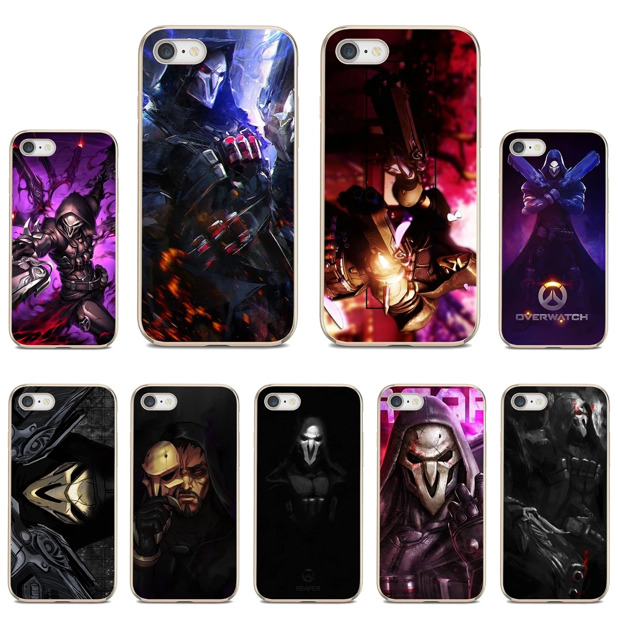 Силиконовый чехол для Huawei P30 P40 P20 P7 P8 P9 P10 Lite Plus Pro 2015 2016 2017 Mini OVERWATCH-Reaper-Hero-Art-постер -