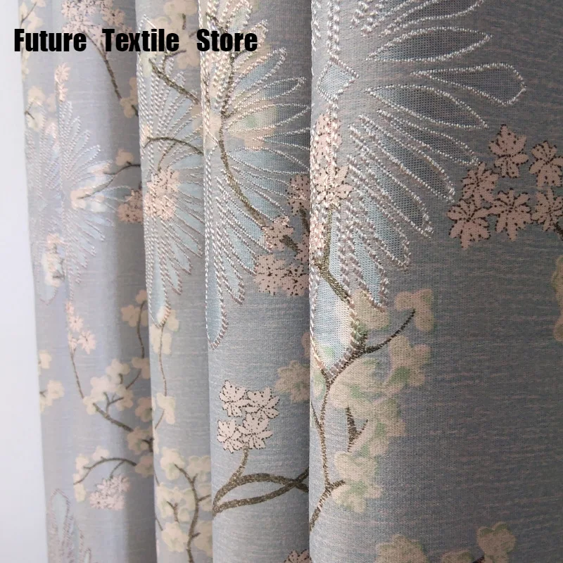 

Factory Direct High Precision Jacquard Base Fabric Window Shade Cloth Wholesale Jacquard Printing Living Room Bedroom Curtain