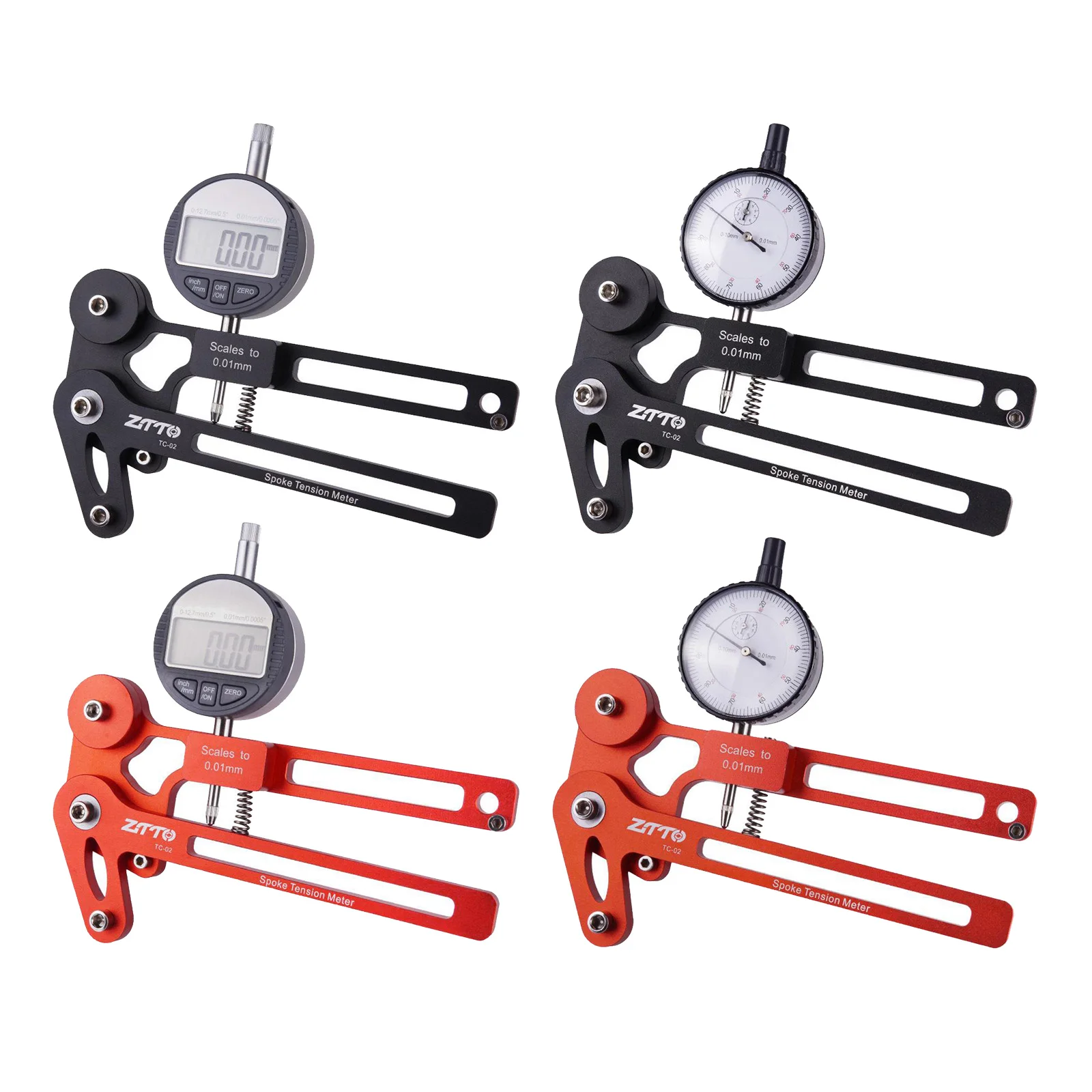 

Bike Spoke Tension Meter Spokes Gauge Builder Repair Tensiometer Scale