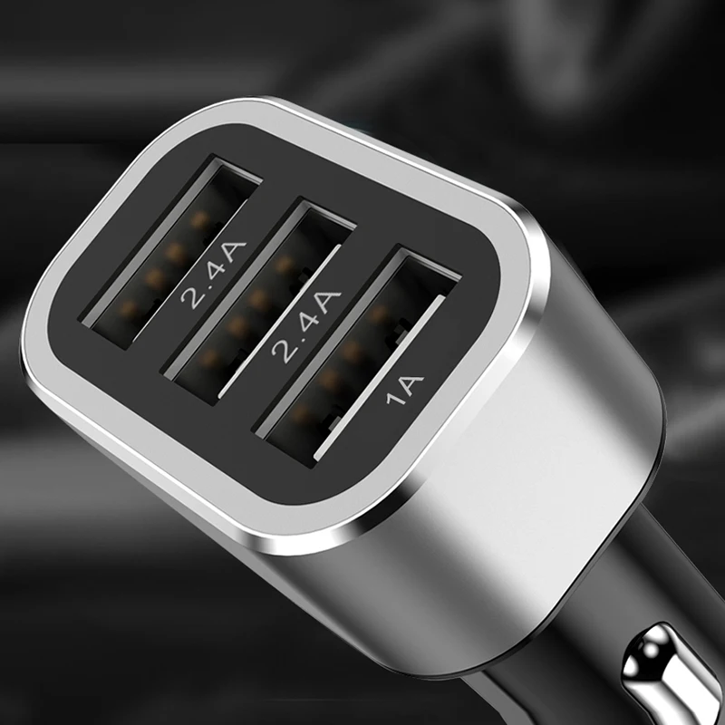 Зарядное устройство FERISING Универсальный 26W Автомобильное зарядное с 3 портами