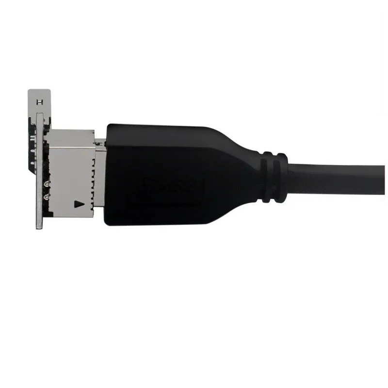USB 3.1 Type-E Motherboard 20pin Header Angled 90 Degree Adapter Male to Female Connector Plug Extender for Type-C Bracket Cable - купить по