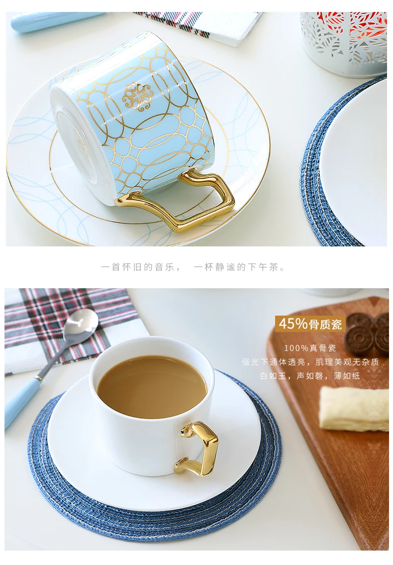 

Eco Friendly Modern Coffee Cup And Saucer Set Porcelain Travel Cup And Saucer European Tazas Originales Drinkware BD50CS