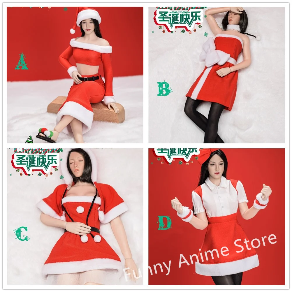 

CUKE TOYS 1/6 NO.MA-016 A/B/C/D Merry Christmas Clothes Set Fit 12" Female Action Figure Body