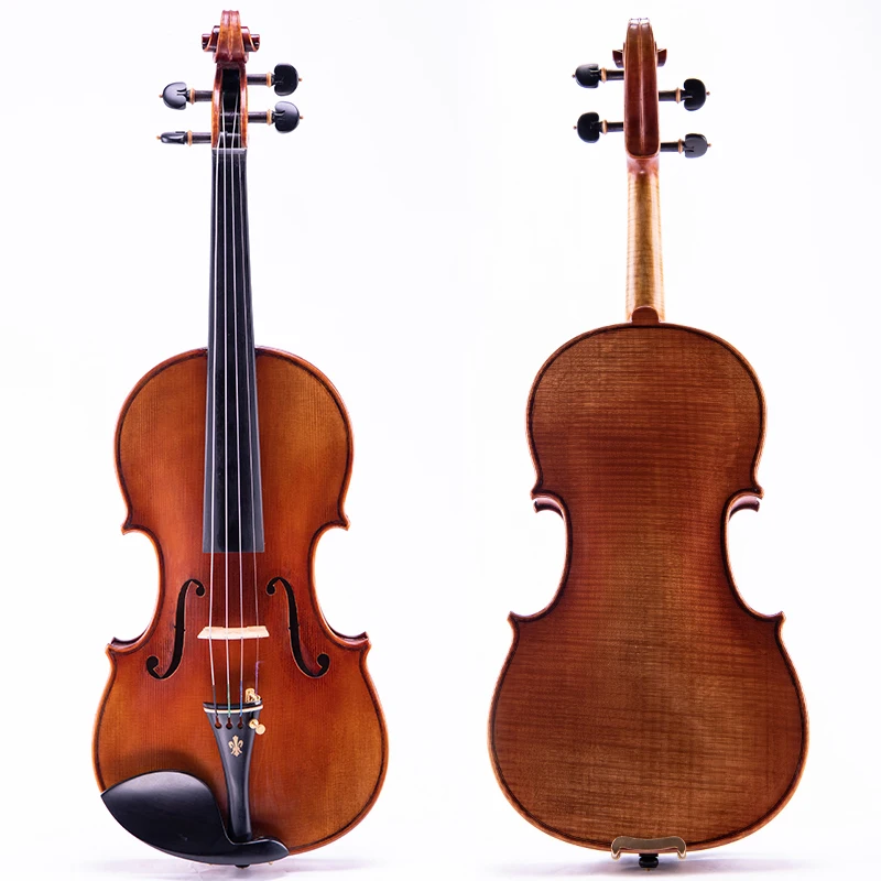 

Скрипка 4/4 Stradivarius, концертная скрипка, 4/4 полностью из европейской древесины! Топовый масляный лак! Топ-тон!